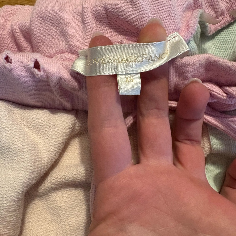 Loveshackfancy Wilder Patchwork Terry Track Pant … - image 8